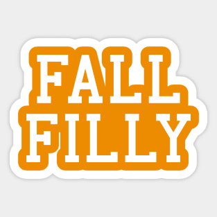 Fall Filly Sticker